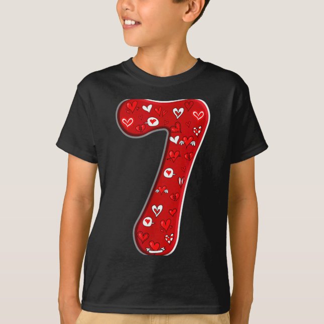Couple Costume Duo 67 Meme Six Seven Number 7 Vale T-Shirt (Front)