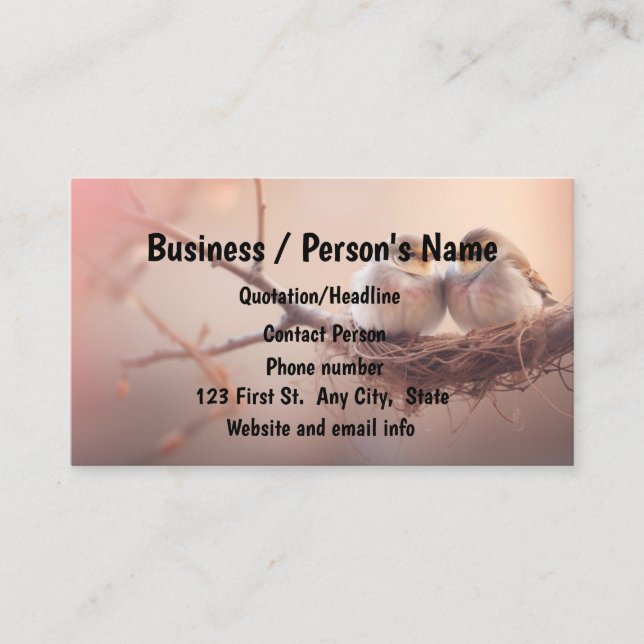 Couple Counselling Therapy Groups Custom Business Card (Front)