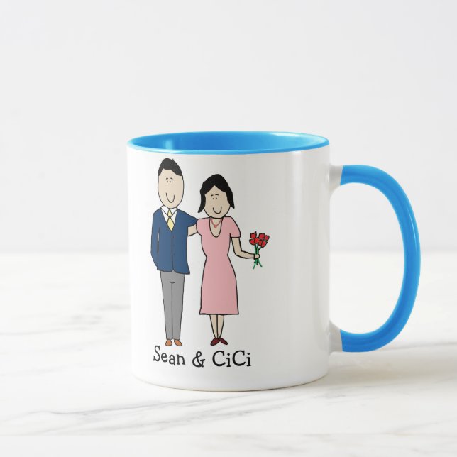 Couple - custom colors mug (Right)