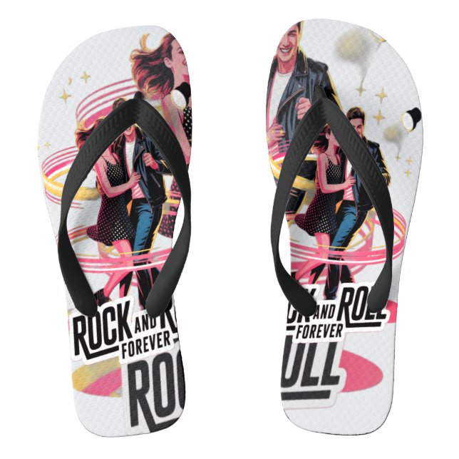 Couple dance  flip flops (Footbed)