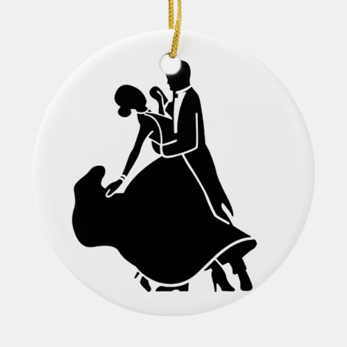 COUPLE DANCING ON 1st CHRISTMAS TOGETHER ORNAMENT