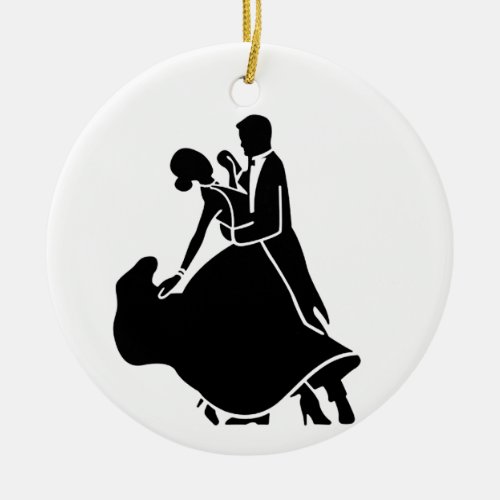 COUPLE DANCING ON 1st CHRISTMAS TOGETHER ORNAMENT