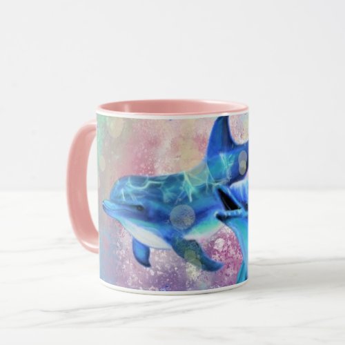 Couple Dolphin Coffee Mug