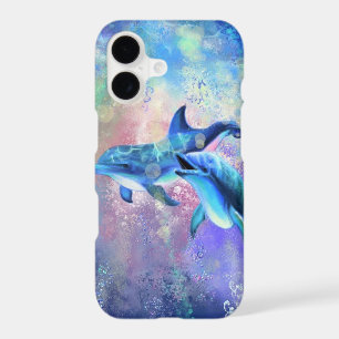 Couple Dolphin iPhone Case