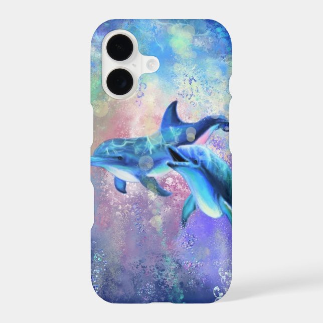 Couple Dolphin iPhone Case (Back)