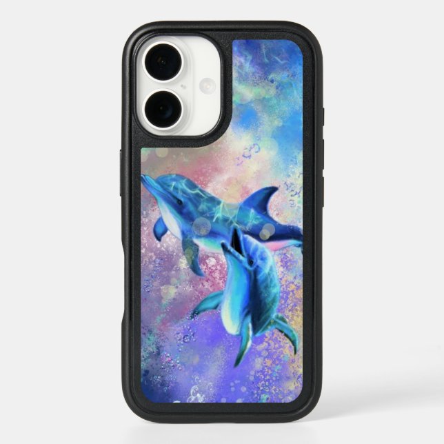 Couple Dolphin iPhone Case (Back)