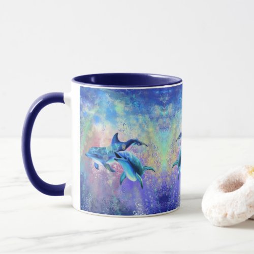 Couple Dolphin Mug