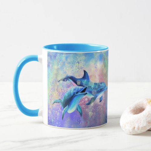 Couple Dolphin Mug