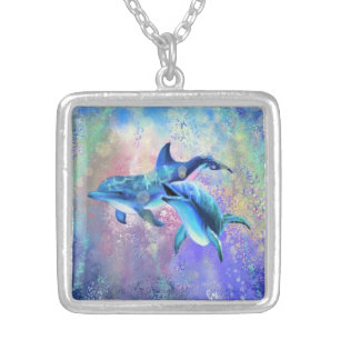 Couple Dolphin Necklace