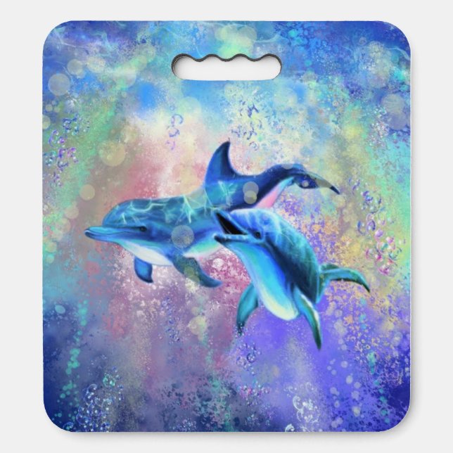 Couple Dolphin Seat Cushion (Front Vertical)