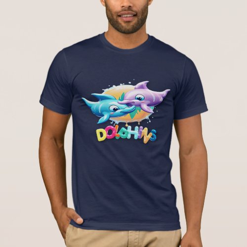 couple dolphin   T_Shirt