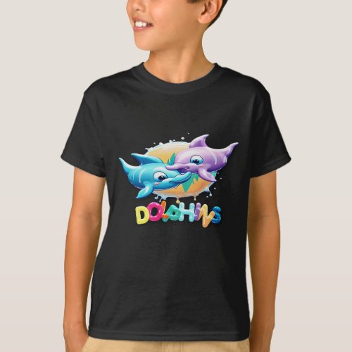couple dolphin T_Shirt