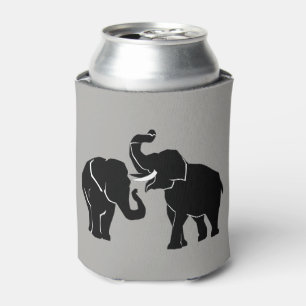 Couple Elephant Can Cooler - Choose Colors