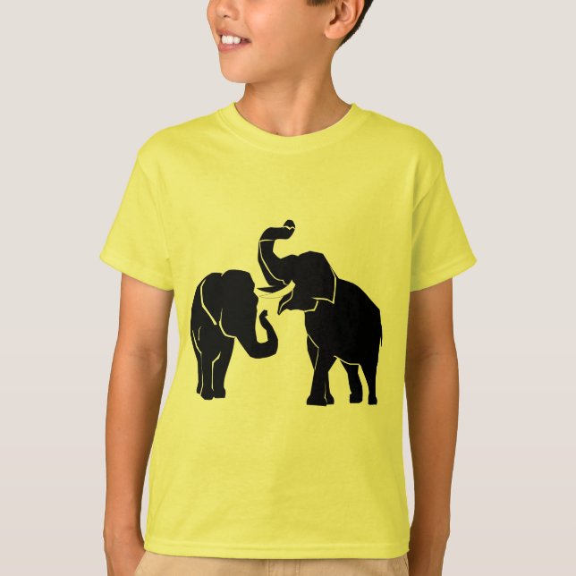 Couple Elephant T-Shirt (Front)
