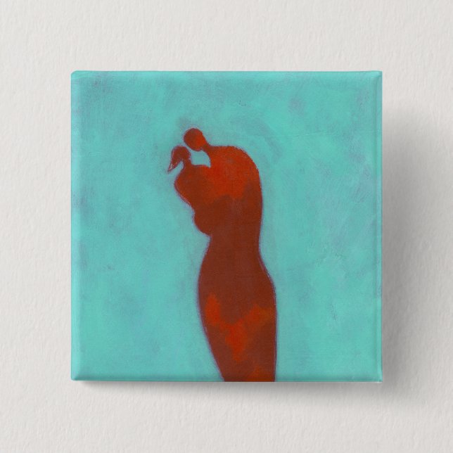 Couple Embracing Button (Front)