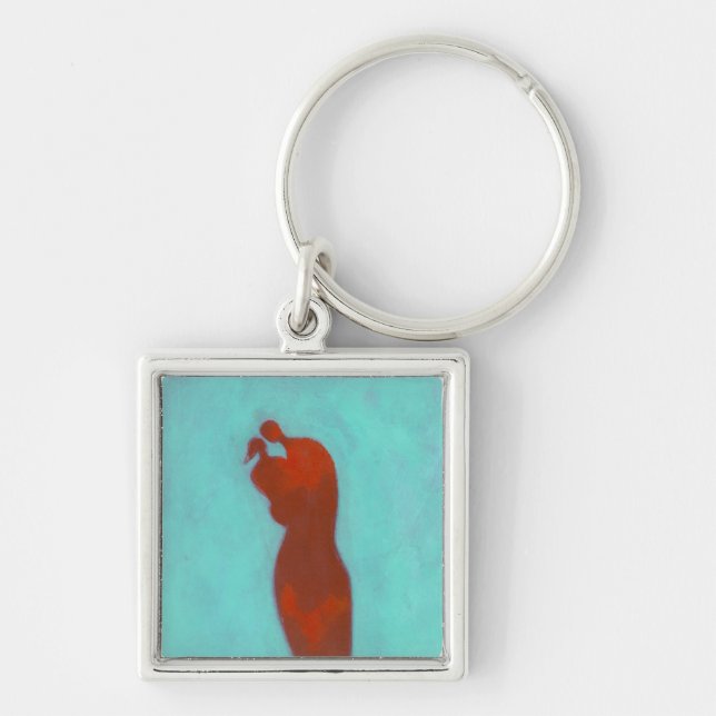 Couple Embracing Keychain (Front)