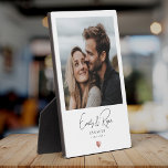 Couple Engagement Rose Gold Heart Keepsake Plaque<br><div class="desc">Celebrate your love story with our Couple Engagement Announcement Gold Heart Keepsake Photo Plaque! Featuring a modern and elegant rose gold heart design, this plaque is the perfect way to announce your engagement or commemorate this special moment. Personalize it with your favorite photo and custom text to make it truly...</div>