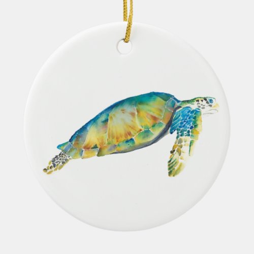 Couple First Christmas Ornament Sea Turtle