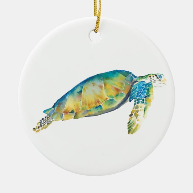 Couple First Christmas Ornament Sea Turtle (Front)