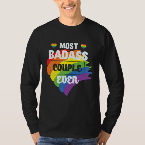 Couple Gay Pride T_Shirt