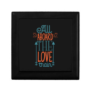 Couple Gift All Aboard The Love Train Box