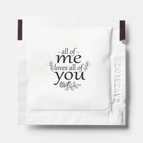 Couple Gift All Of Me Loves All Of You Hand Sanitizer Packet