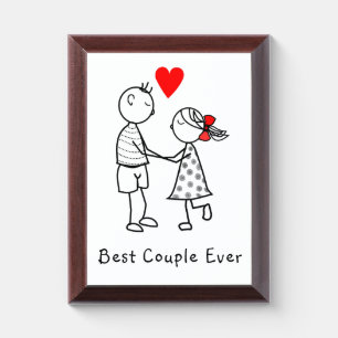 Couple Gift Award Plaque Text - Best Couple Ever