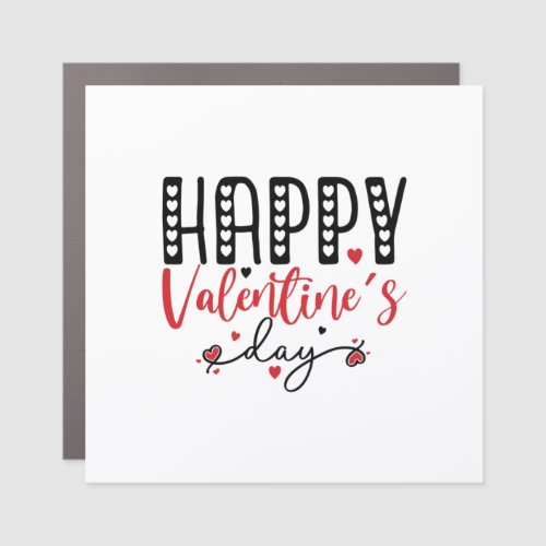 Couple Gift Happy Valentine Day Car Magnet