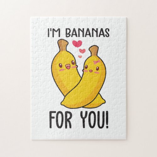Couple Gift I Am Bananas For You Jigsaw Puzzle