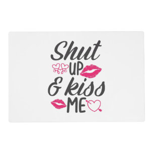 Couple Gift Kiss Me Placemat
