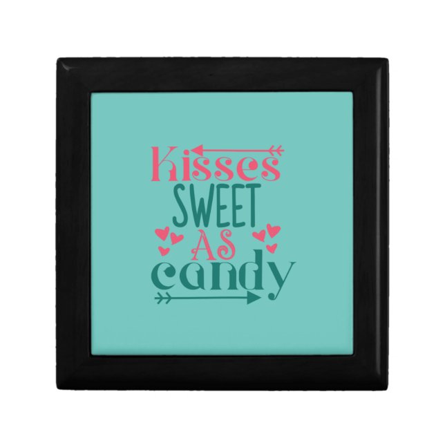Couple Gift Kisses Sweet As Candy Box (Front)