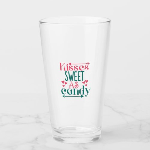 Couple Gift Kisses Sweet As Candy Glass