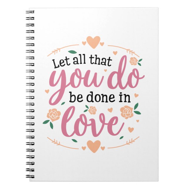 Couple Gift Lets All That You Do Notebook (Front)