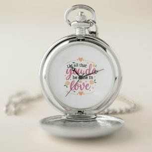 Couple Gift Let's All That You Do Pocket Watch