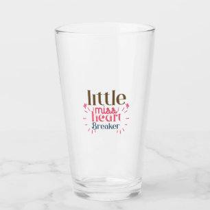Couple Gift Little Miss Heart Glass