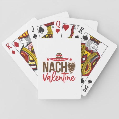 Couple Gift Nacho Valentine Playing Cards