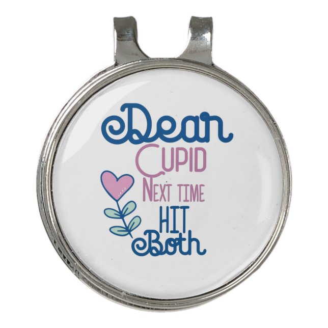 Couple Gift Next Time Hit Both Golf Hat Clip (Front)