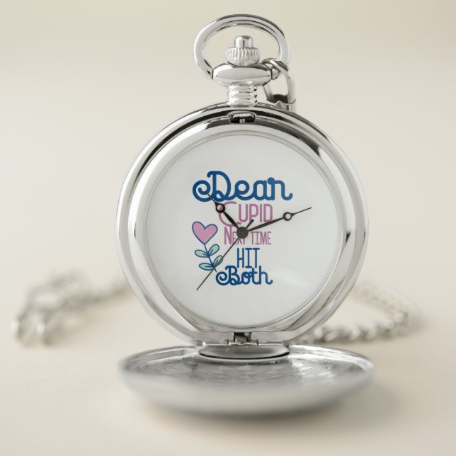 Couple Gift Next Time Hit Both Pocket Watch (Inside)
