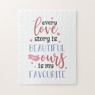 Couple Gift Our Love Story Is My Favourite Jigsaw Puzzle