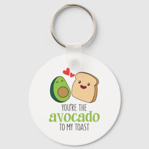 Couple Gift You Are The Avocado To My Toast Keychain