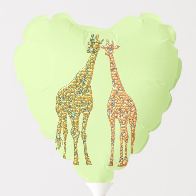 Couple Giraffe Balloon (Back)