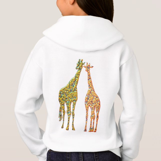 Couple Giraffe Hoodie (Back)
