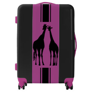 Couple Giraffe Luggage - Choose Colors