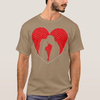Couple Happy Valentine's Day Heartshape Loving Par T-Shirt