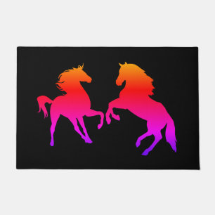 Couple Horse Doormat