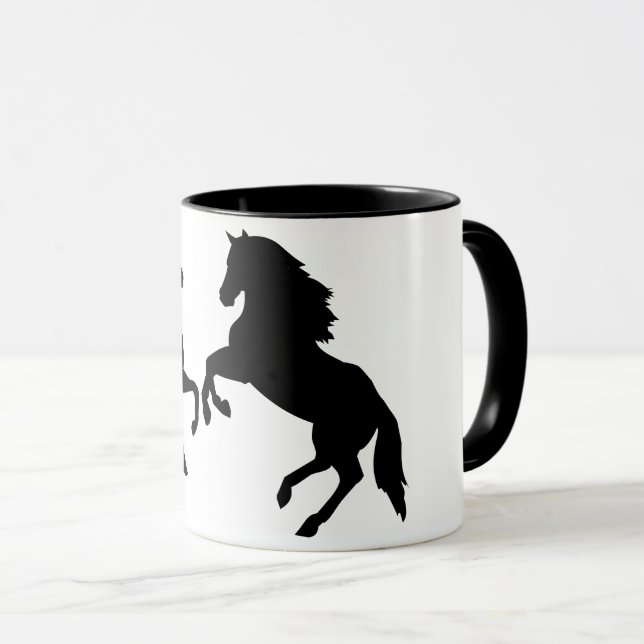 Couple Horse Mug (Front Right)