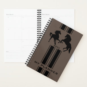 Couple Horse Planner Personalized Add Year