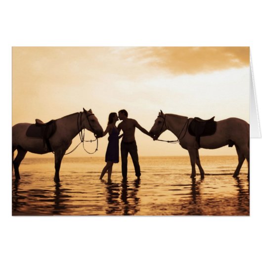 Couple Horses Cards (Front Horizontal)
