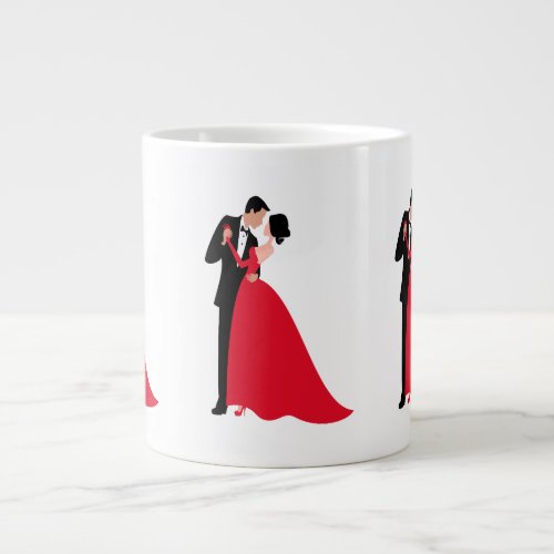 Couple illustration design for mug