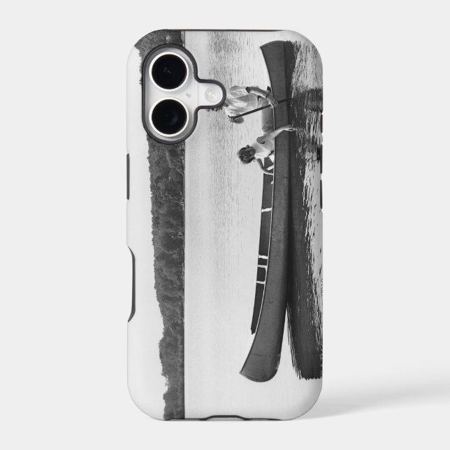 Couple in a Canoe Iphone Case (Back)